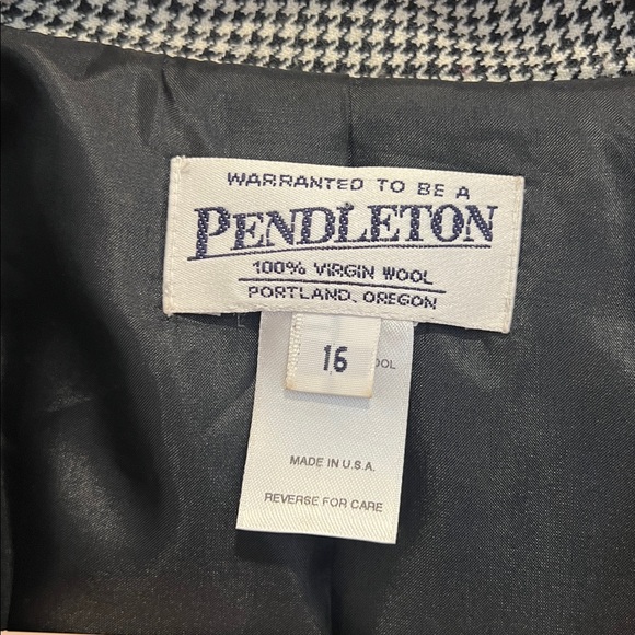 Pendleton Houndstooth Jacket - Picture 3 of 5
